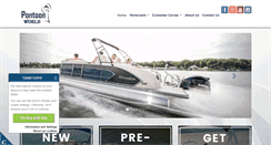 Desktop Screenshot of pontoonworld.com